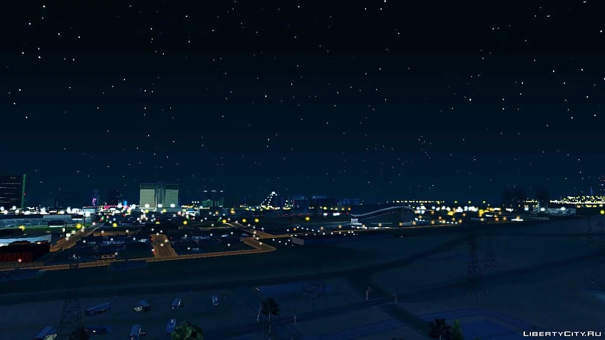 Skybox Real Stars and Clouds  / GTA San Andreas
