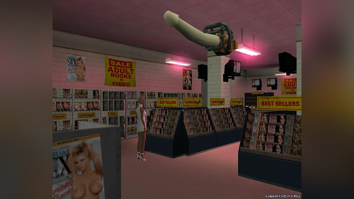 Скачать Real Sex Shop Mod для GTA San Andreas