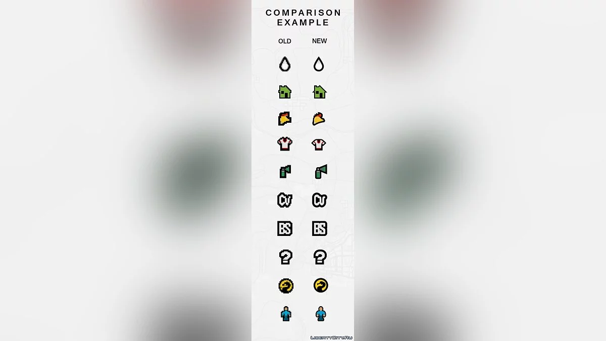 Radar Icons HQ Remastered  / GTA San Andreas