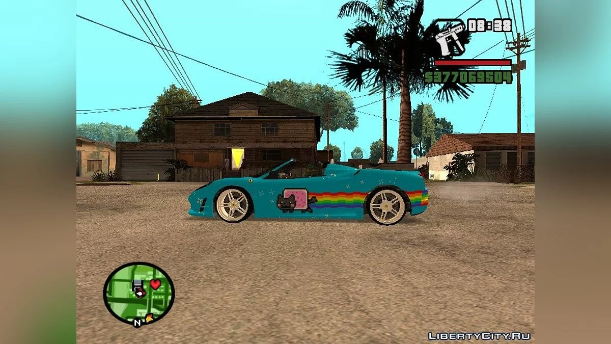 Ferrari Scuderia Nyan Cat / GTA San Andreas