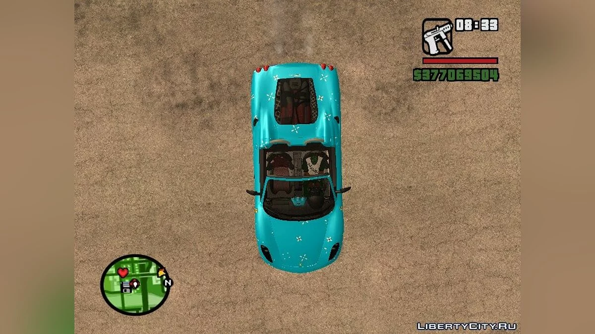 Ferrari Scuderia Nyan Cat / GTA San Andreas