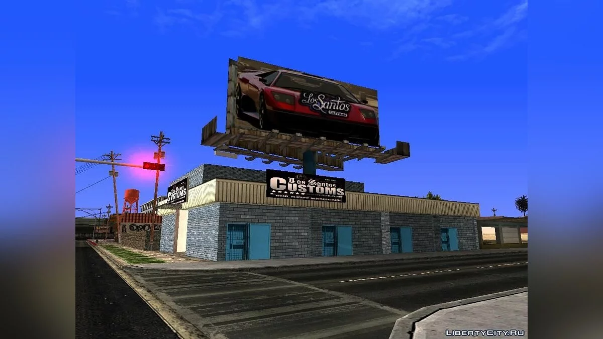Салон покрасочных работ в Лос-Сантосе / GTA San Andreas