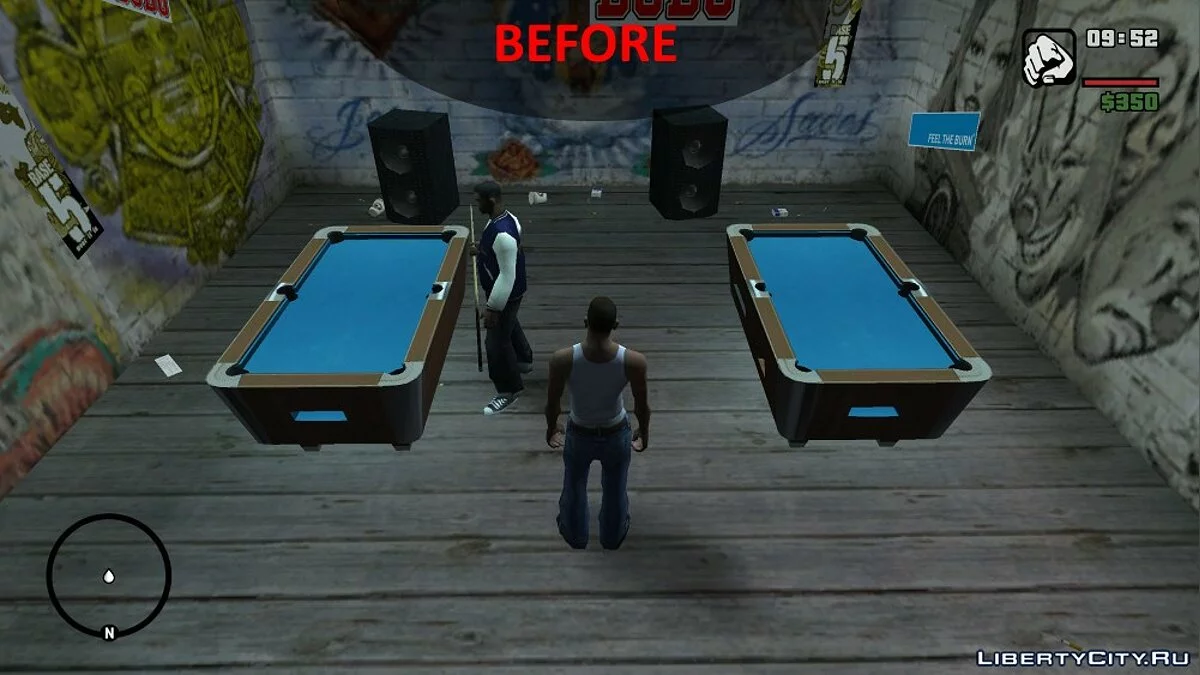 Improved Pool Mini-Game Textures / GTA San Andreas