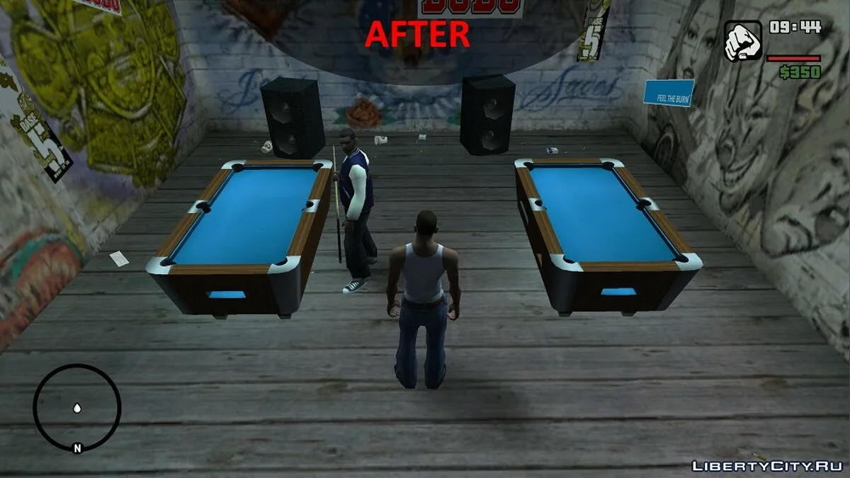 Improved Pool Mini-Game Textures / GTA San Andreas