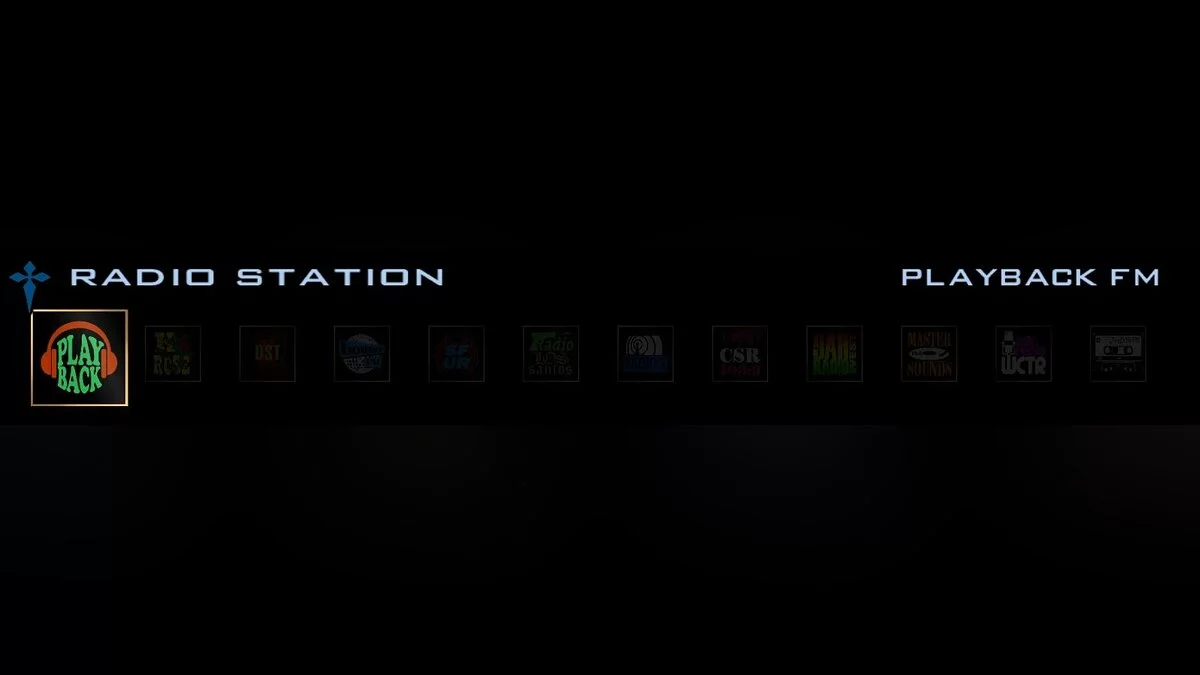 HD radio icons / GTA San Andreas