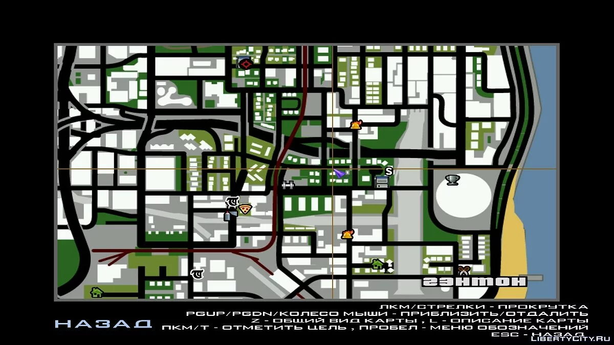 Radar mobile version in the original palette + Bonus / Радар мобильной версии в оригинальной палитре + Бонус / GTA San Andreas