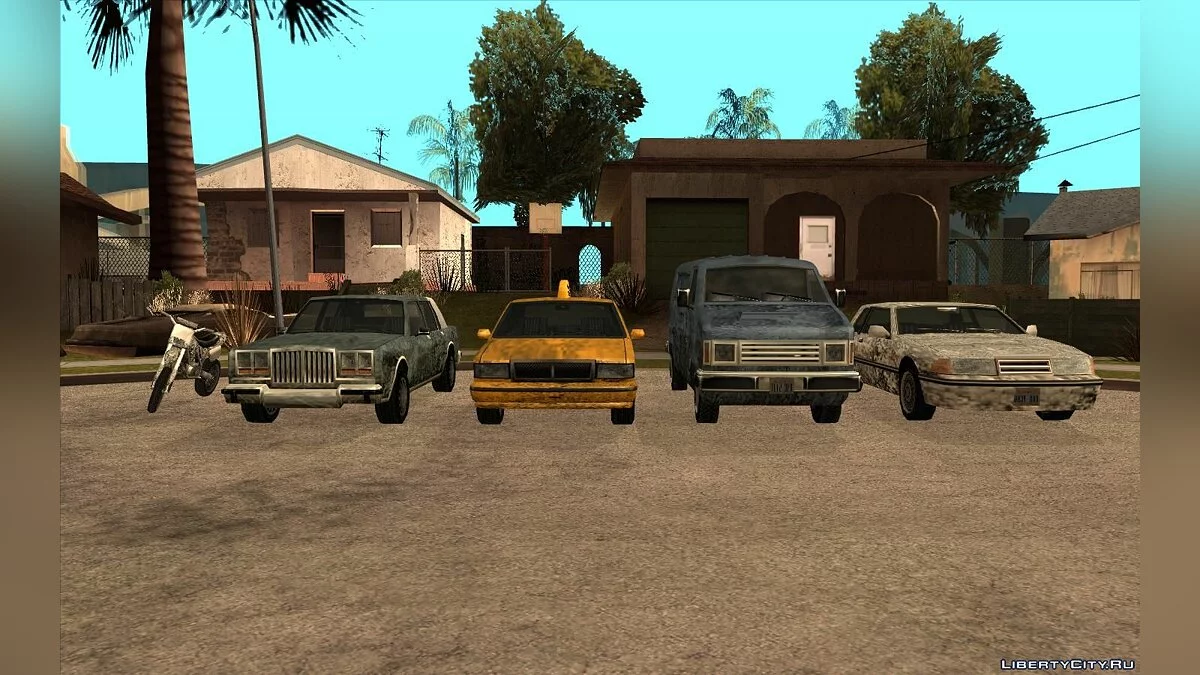 Грязные машины / GTA San Andreas