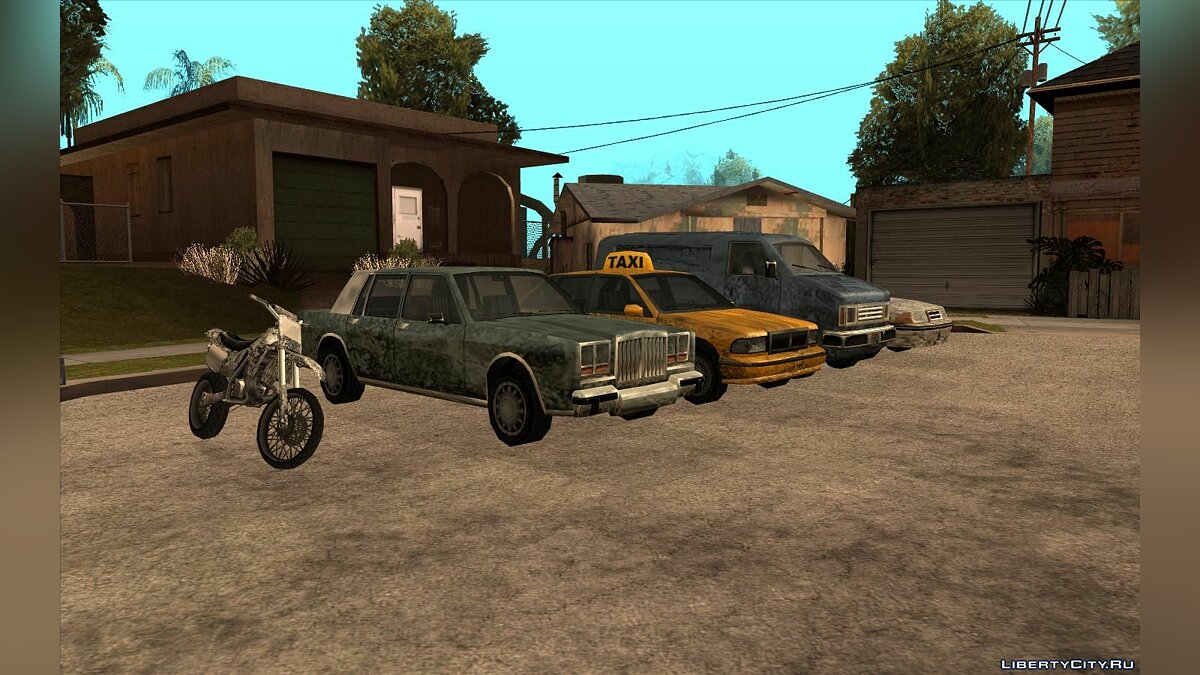 Скачать Грязные машины для GTA San Andreas