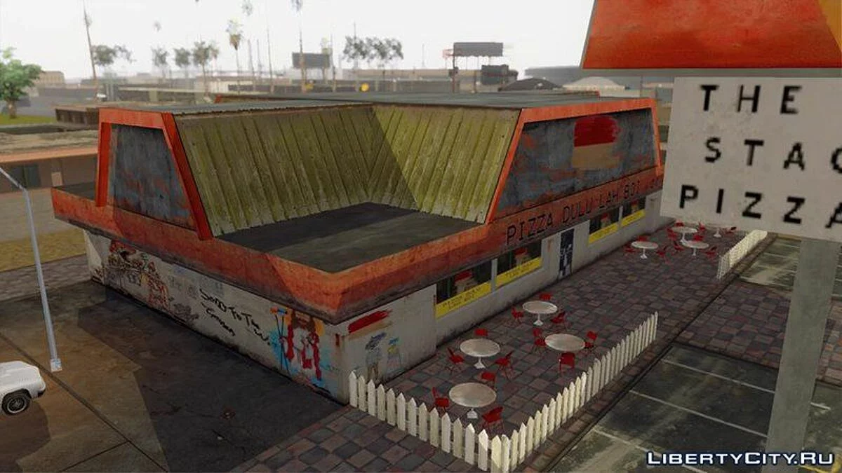 |K-Retexture| Pizza Iddlestack / GTA San Andreas