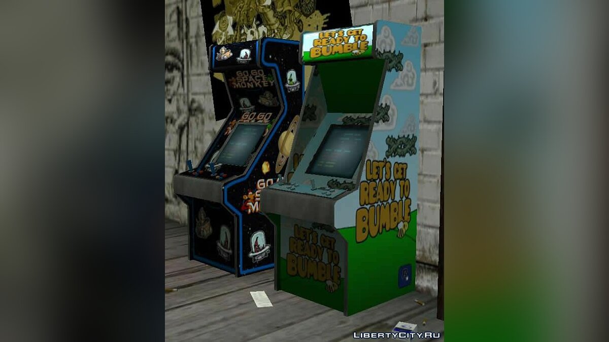 Скачать Arcade Machines Improved Textures для GTA San Andreas