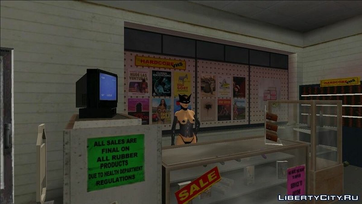 Скачать Sex Shop Retexture + Staff Fix для GTA San Andreas