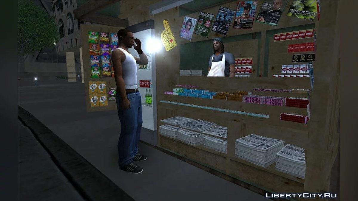 GTA IV to SA Kiosks / GTA San Andreas
