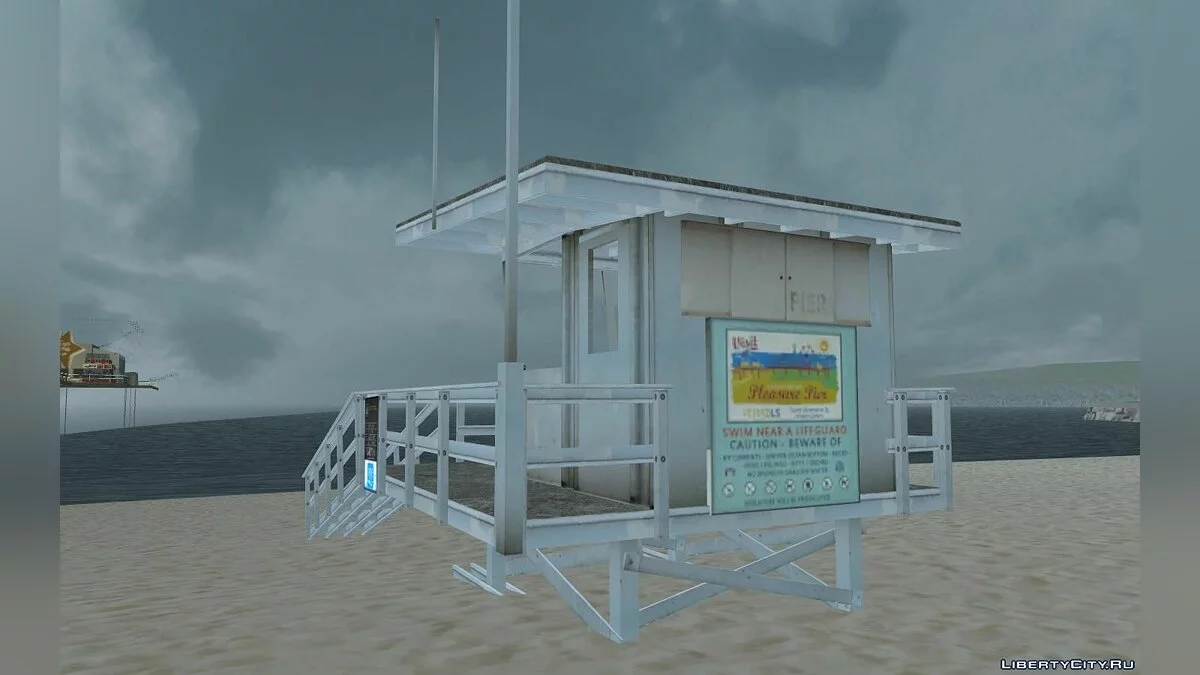 GTA V Lifeguard Tower / GTA San Andreas