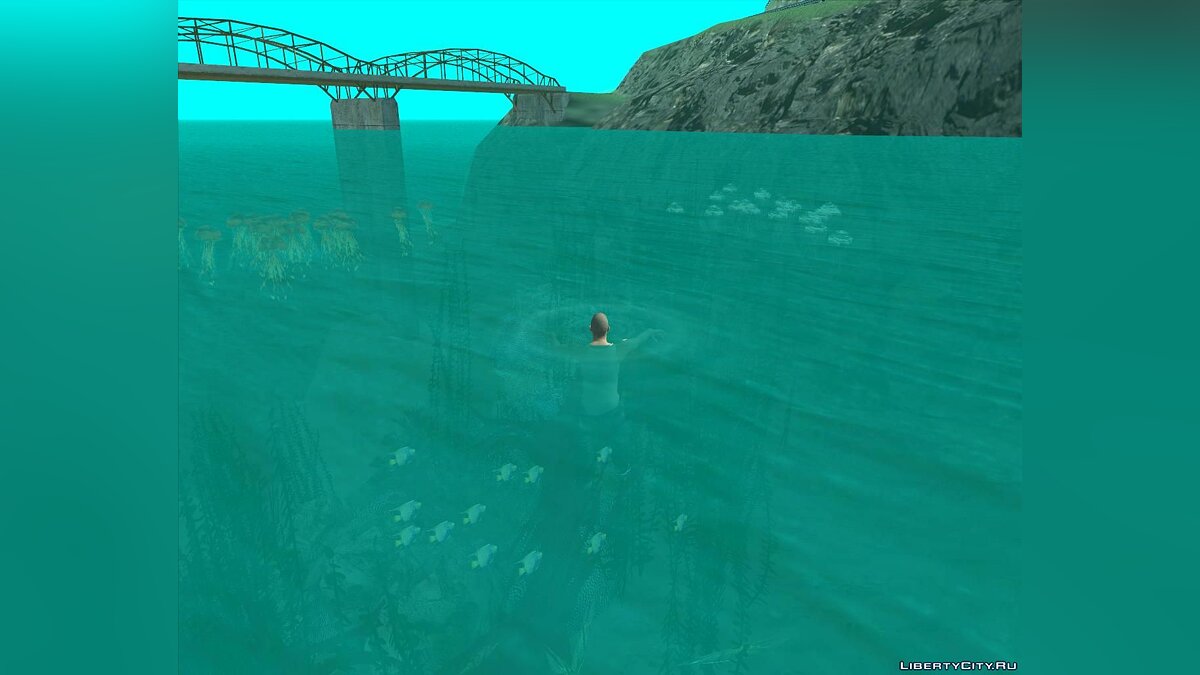 Замена underwater.txd в GTA San Andreas (13 файлов)