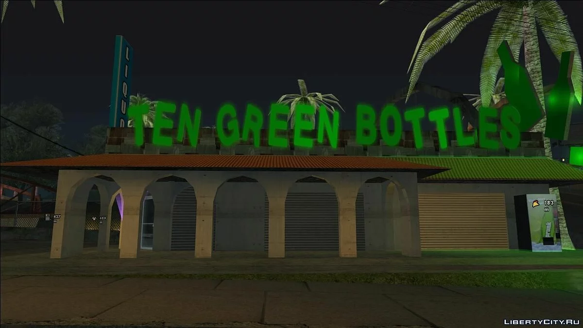 HD Ретекстур бара "10 Зелёных бутылок" / GTA San Andreas