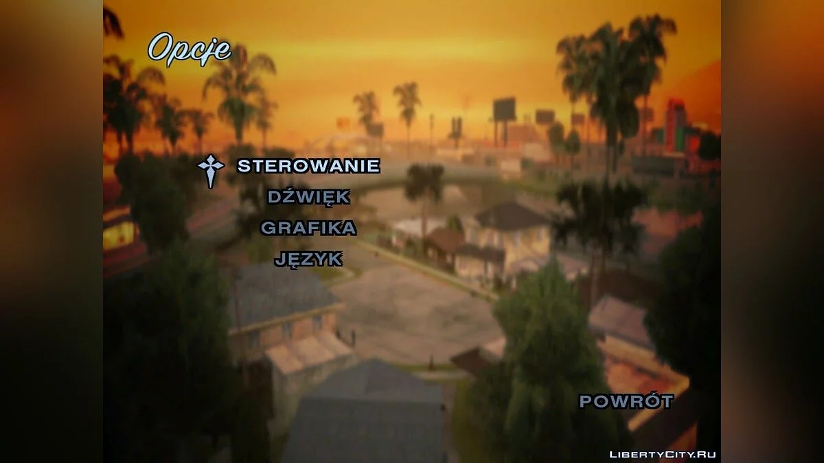 Новый фон меню / GTA San Andreas