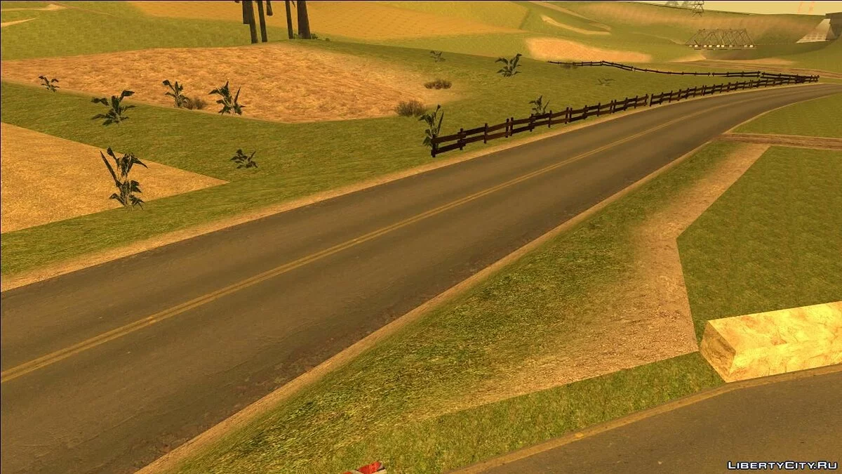 Реалистичные дороги в HQ (Исправленная версия) / GTA San Andreas