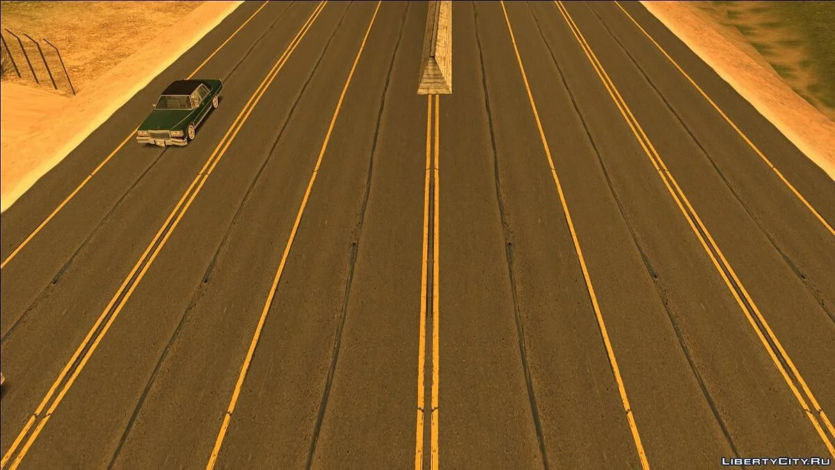 Реалистичные дороги в HQ (Исправленная версия) / GTA San Andreas