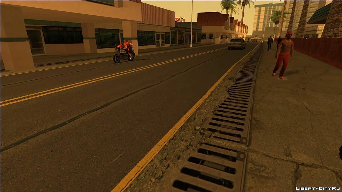 Реалистичные дороги в HQ (Исправленная версия) / GTA San Andreas