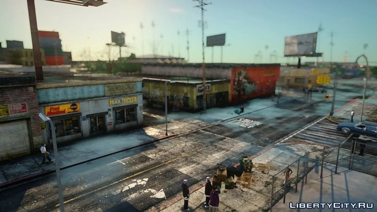Ретекстур района Восточного Лос-Сантоса (Обновлено) / GTA San Andreas