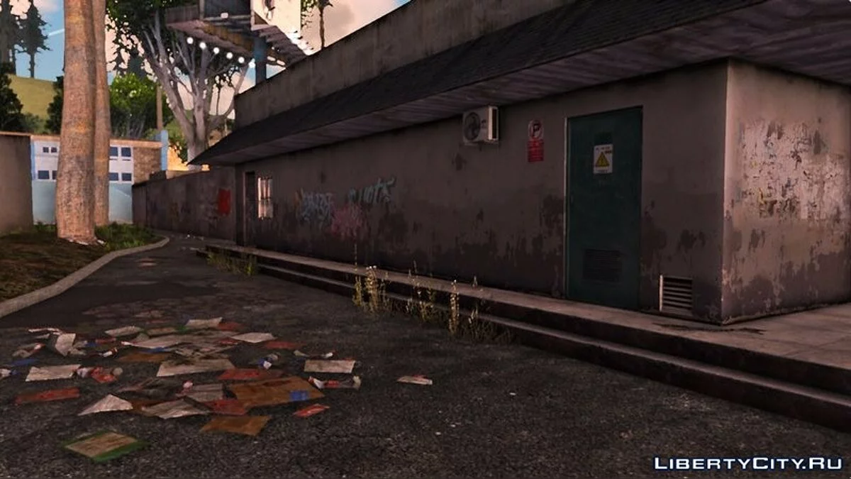 Ретекстур района Восточного Лос-Сантоса Аллеи / GTA San Andreas