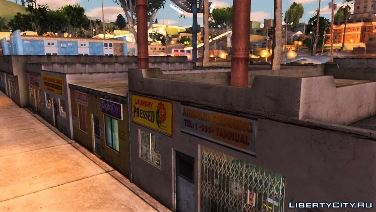 Ретекстур района Восточного Лос-Сантоса Аллеи / GTA San Andreas