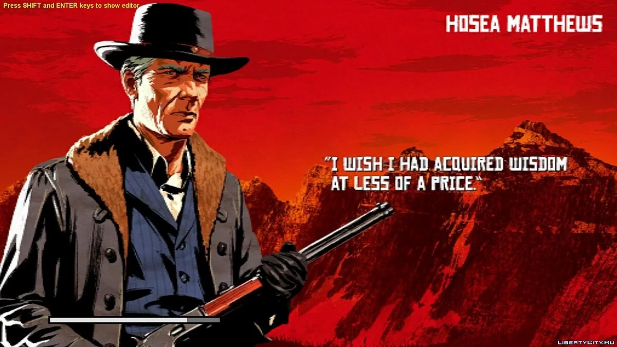 Загрузочный экран из Red Dead Redemption 2 / GTA San Andreas