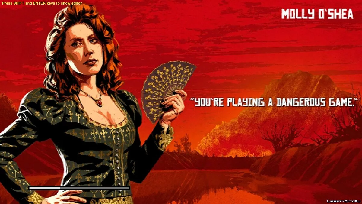 Загрузочный экран из Red Dead Redemption 2 / GTA San Andreas
