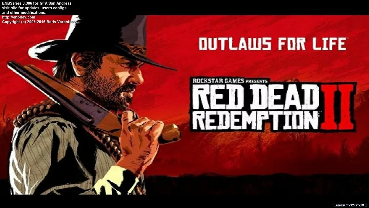 Загрузочный экран из Red Dead Redemption 2 / GTA San Andreas