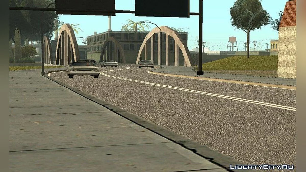 Новые HD дороги для Los Santos'а / GTA San Andreas