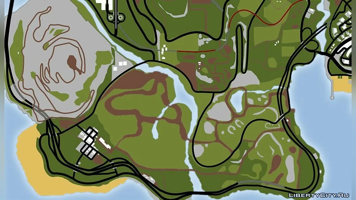 SA Radar Update v1.0 - Новая насыщенная карта / GTA San Andreas