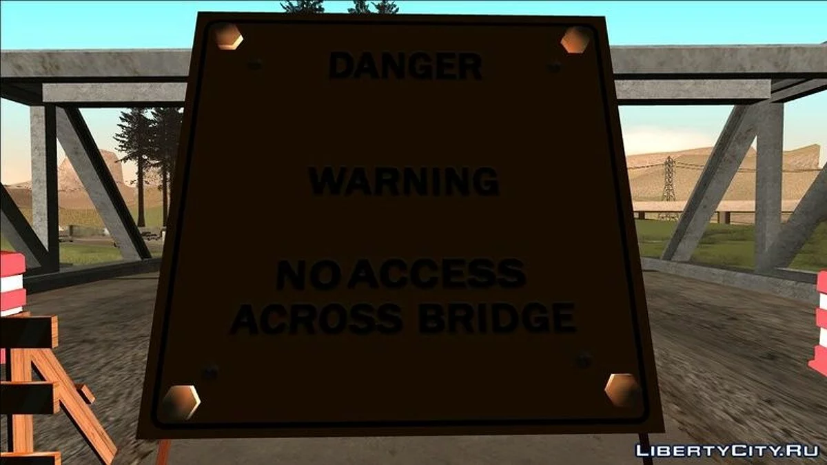 HD Дорожные знаки / GTA San Andreas