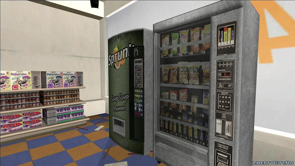 Скачать Retextured Vending Machines для GTA San Andreas