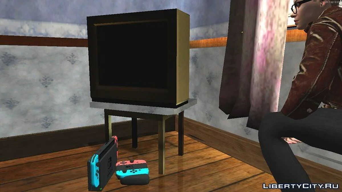 Приставка Nintendo Switch в доме CJ / GTA San Andreas
