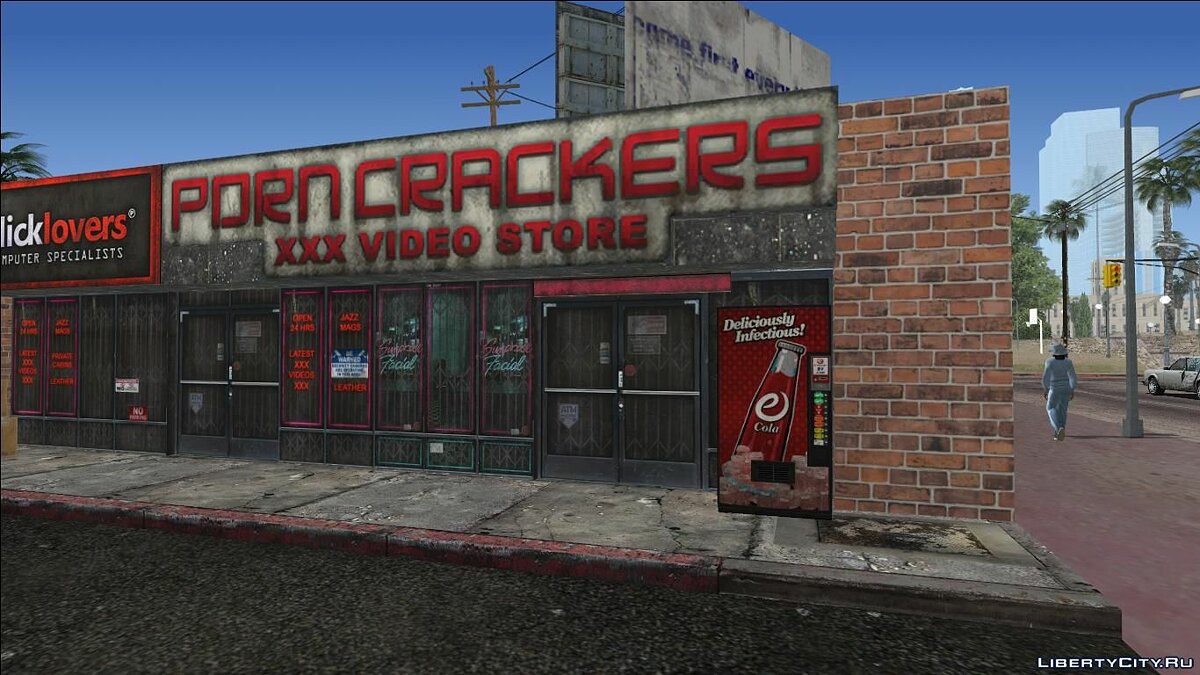 Скачать Ретекстур магазинов - East LS Shop для GTA San Andreas