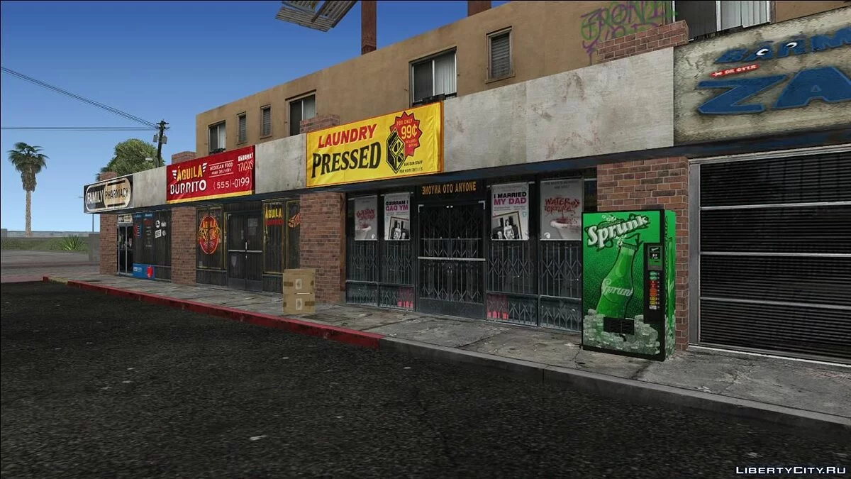 Ретекстур магазинов - East LS Shop / GTA San Andreas