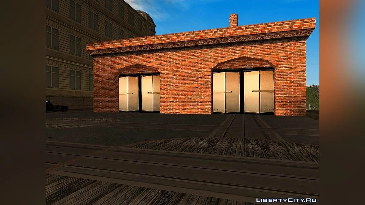 Ретекстур трамвайного депо / GTA San Andreas