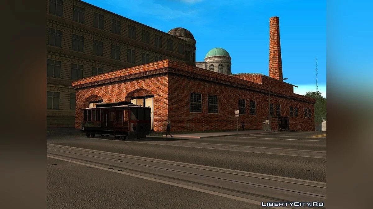 Ретекстур трамвайного депо / GTA San Andreas