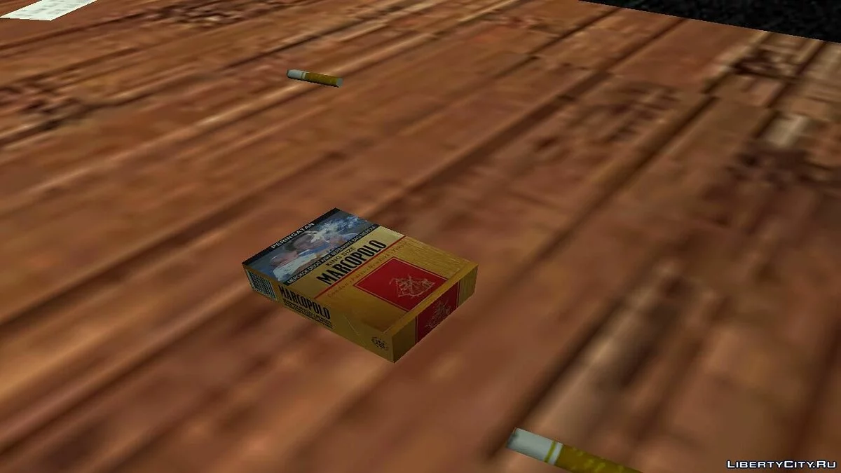 Сигареты Marcopolo и Philip Morris Cigarette / GTA San Andreas