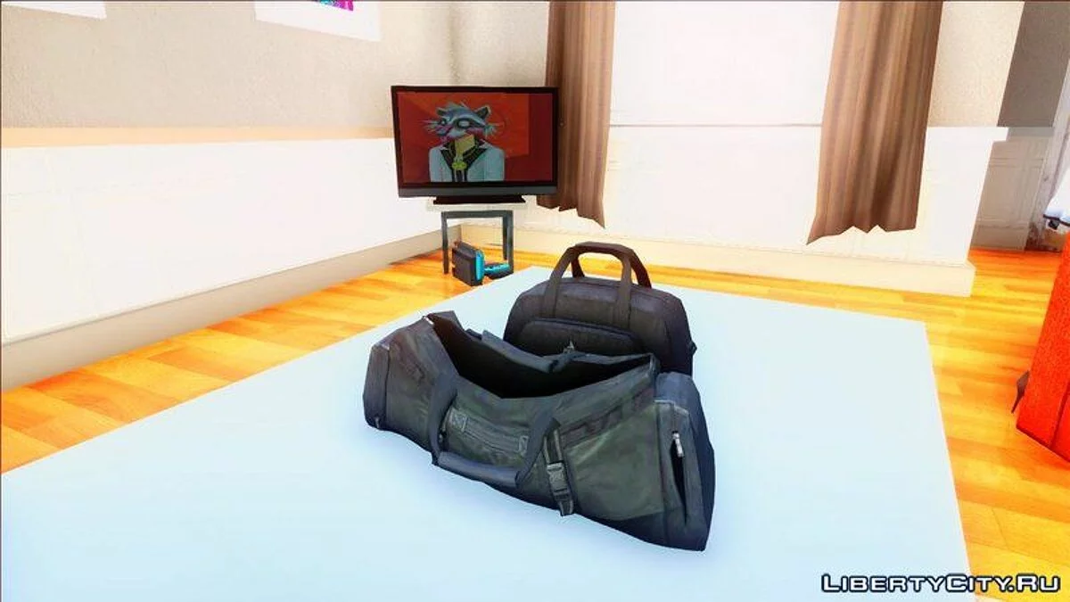 Интерьер дома CJ в стиле GTA Online / GTA San Andreas