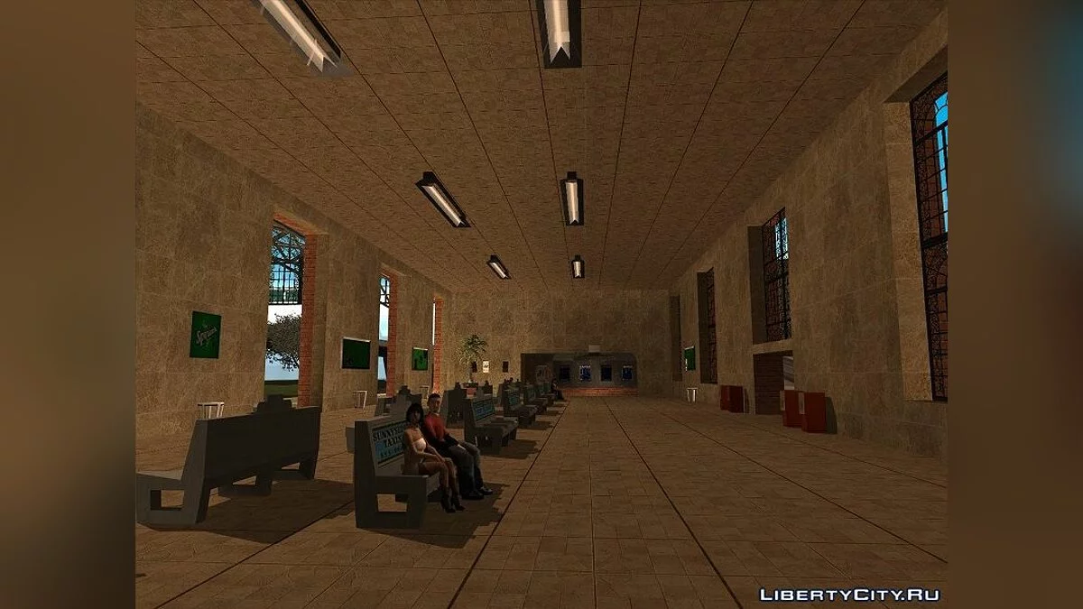 Новые текстуры для вокзала в Сан-Фиерро / GTA San Andreas