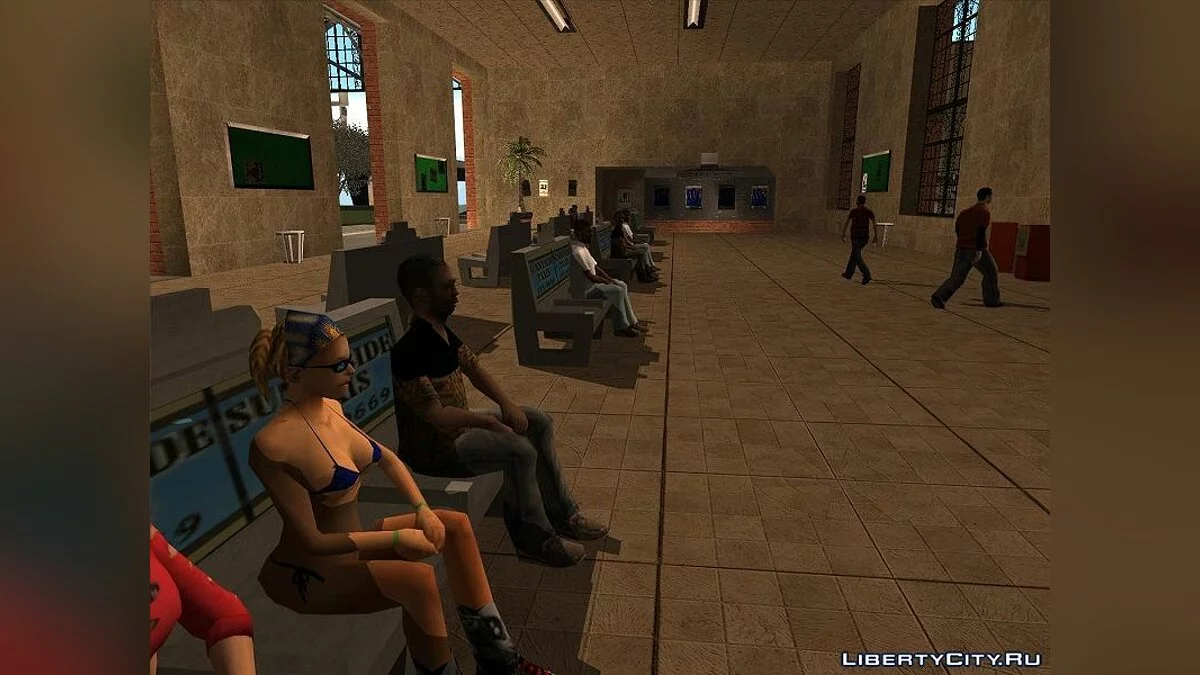 Новые текстуры для вокзала в Сан-Фиерро / GTA San Andreas