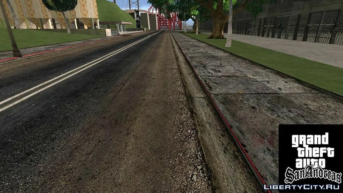 Текстуры дорог для Сан-Фиерро из GTA 5 / GTA San Andreas
