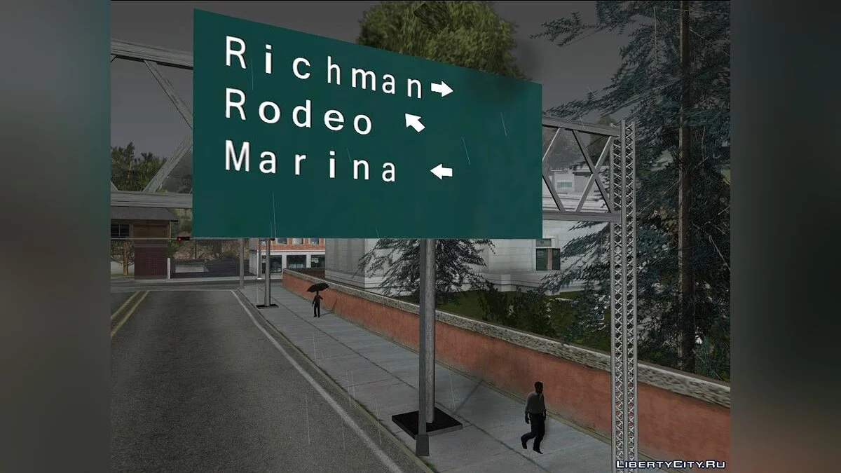 HQ Дорожные знаки - HQ Roadsigns / GTA San Andreas