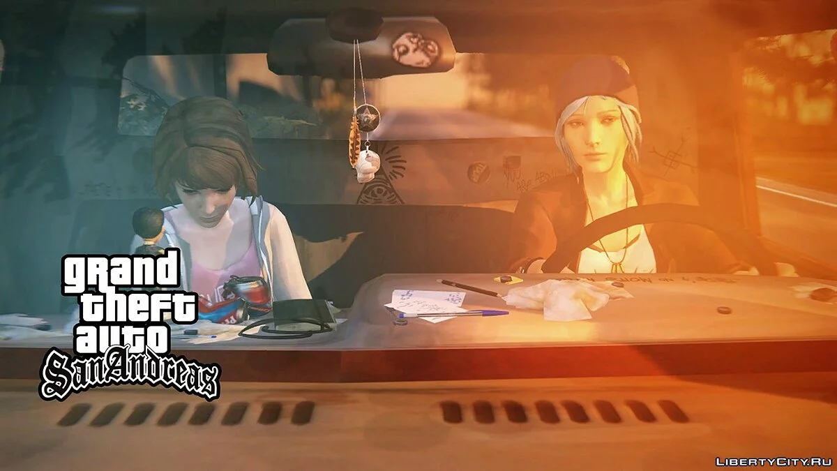 Новые фоны и загрузочные экраны в стиле Life is Strange / GTA San Andreas