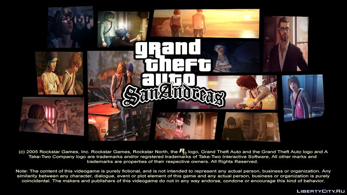 Новые фоны и загрузочные экраны в стиле Life is Strange / GTA San Andreas