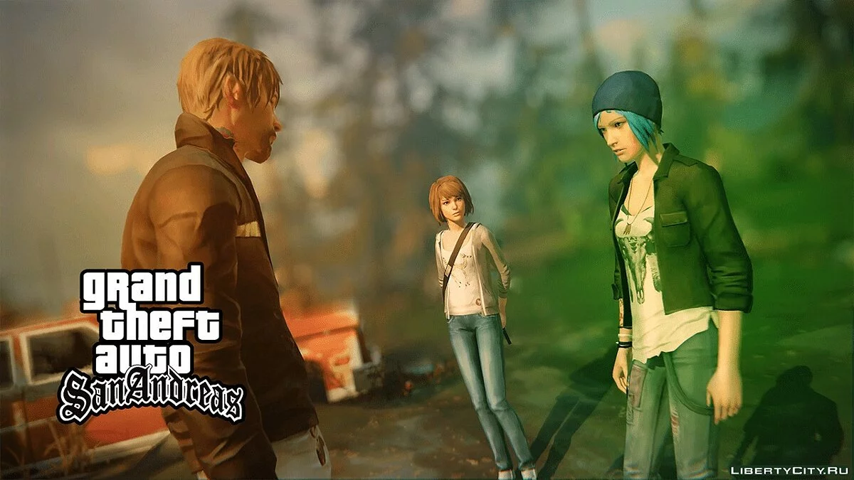 Новые фоны и загрузочные экраны в стиле Life is Strange / GTA San Andreas