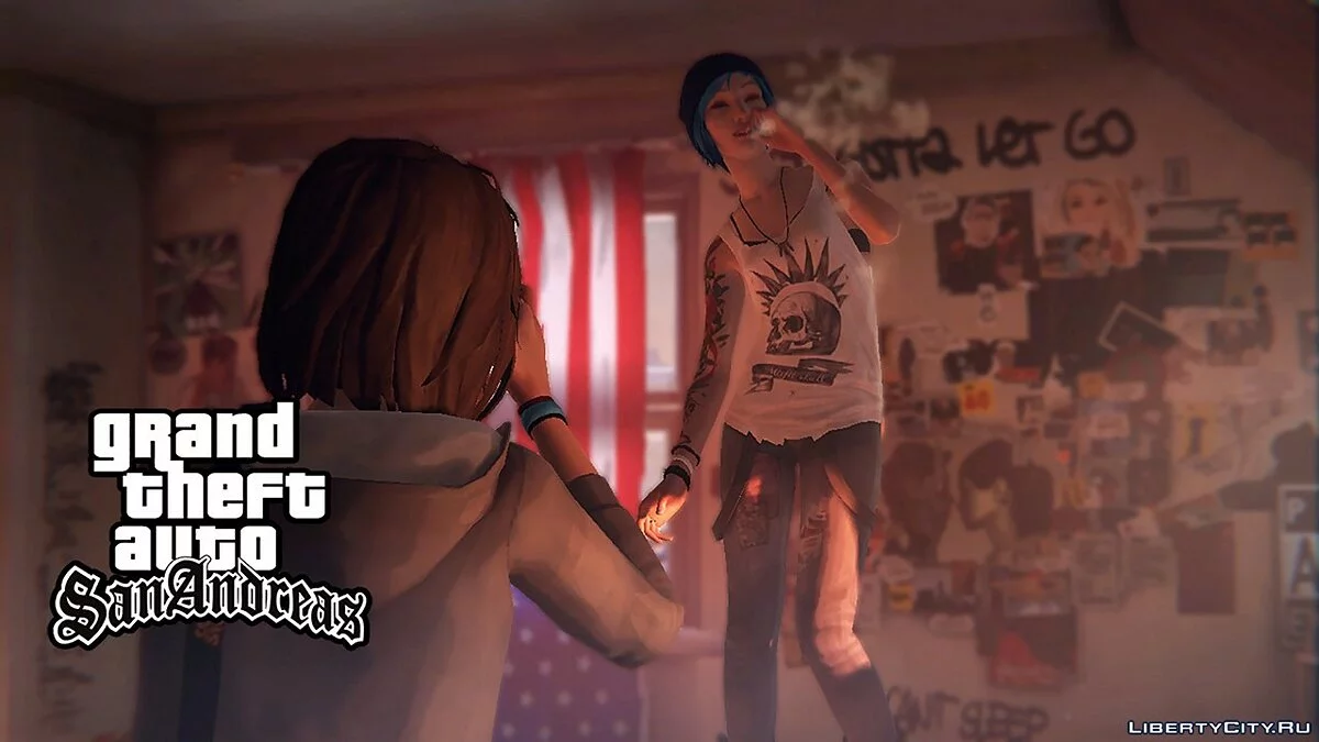 Новые фоны и загрузочные экраны в стиле Life is Strange / GTA San Andreas