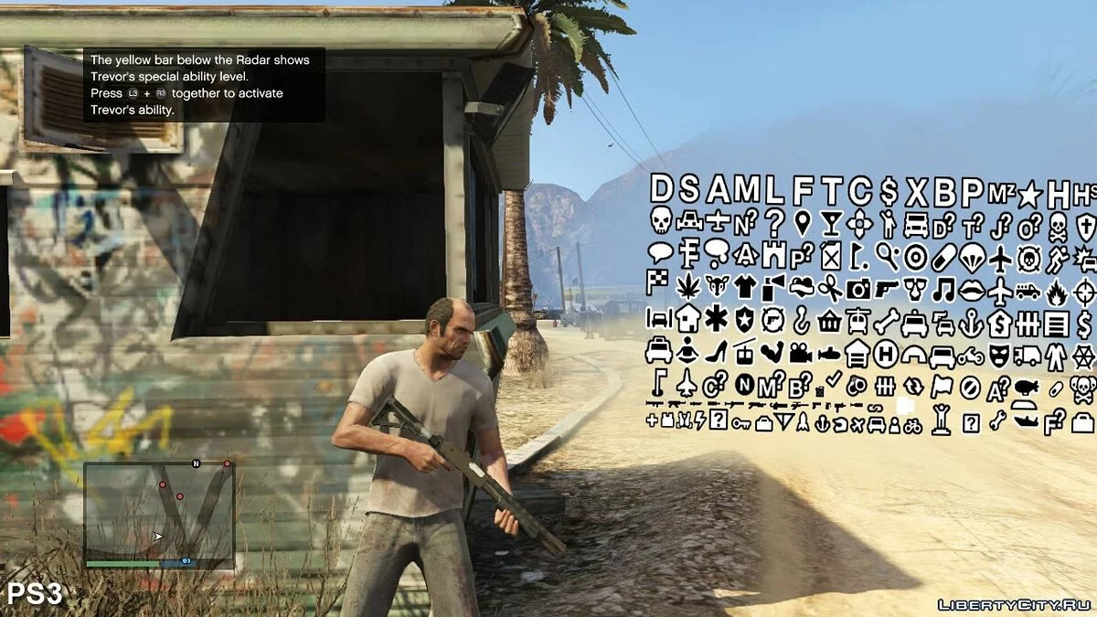 HUD V DK' Old-Gen v0.925 - Старый худ GTA 5 / GTA San Andreas