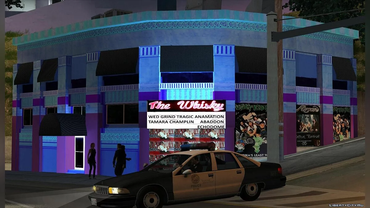 Los Angeles real billboards and stores 1992 / GTA San Andreas